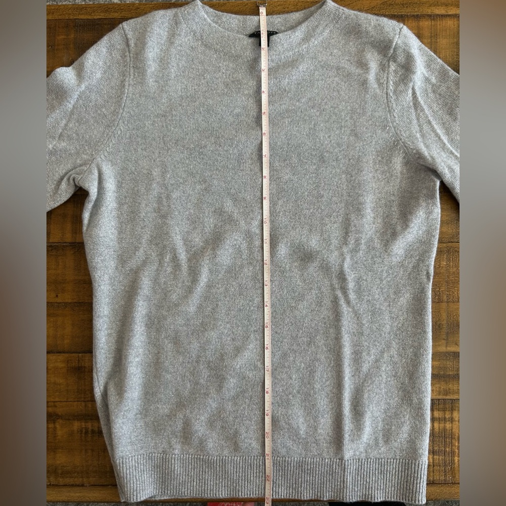NWT Talbots Audrey Metallic Cashmere Sweater - Picture 4 of 8